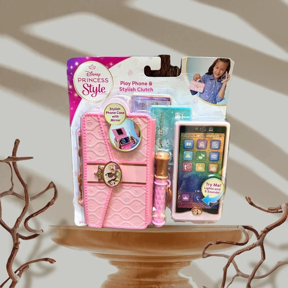 Disney Princess Style Play Phone & Stylish Clutch - Pink